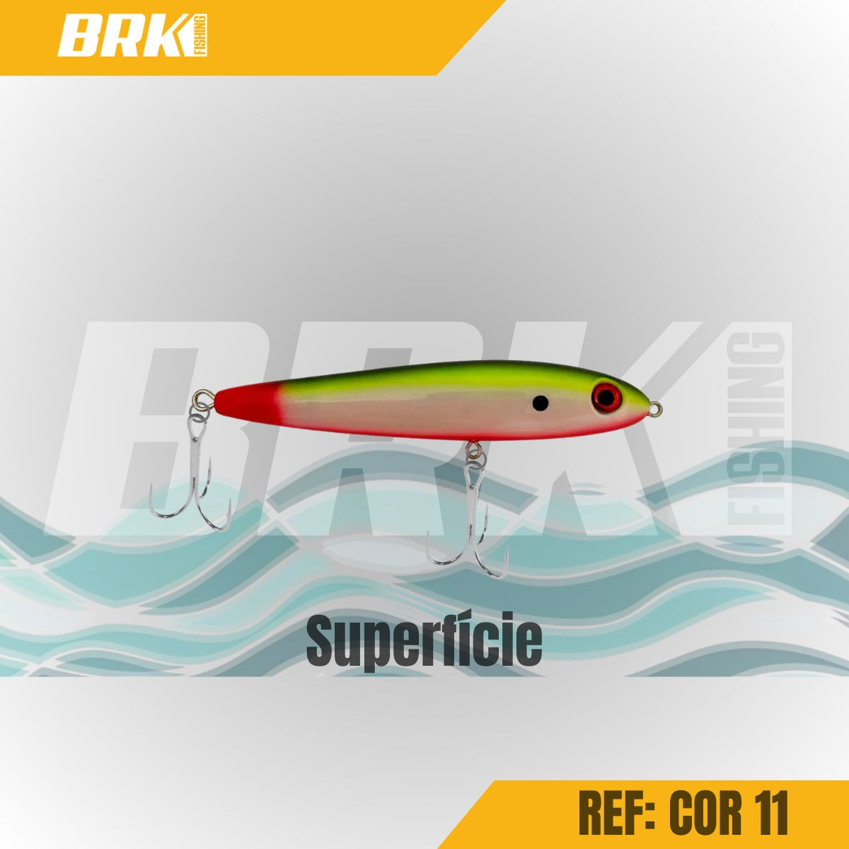 Isca Artificial Moriah Voraz Plus Meia-Água - Brk Fishing