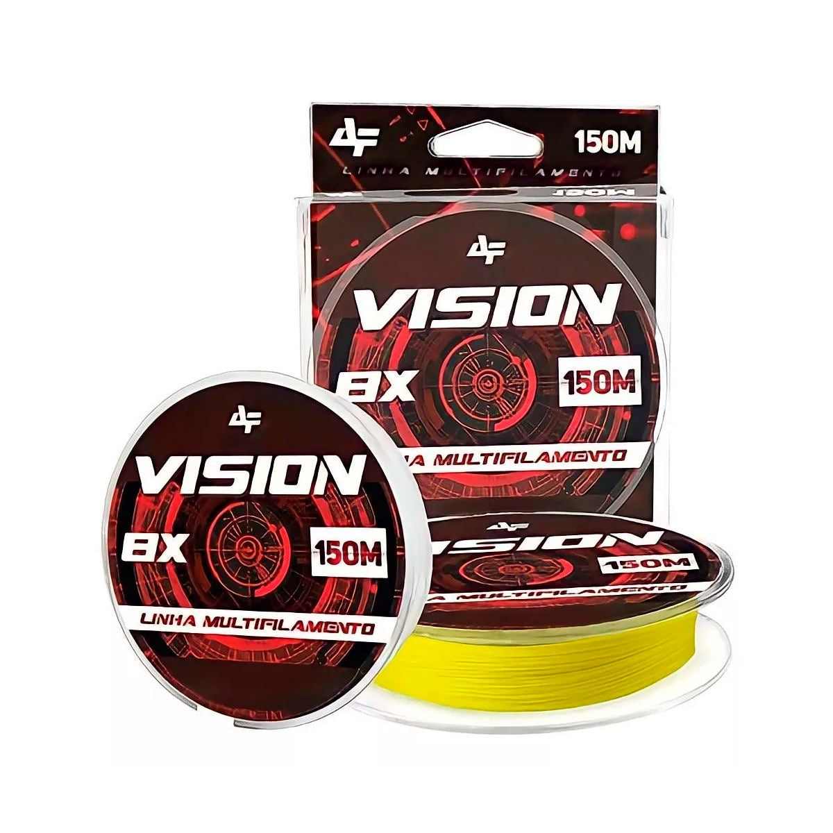 Linha de pesca VISION X8 150m Yellow - Brk Fishing