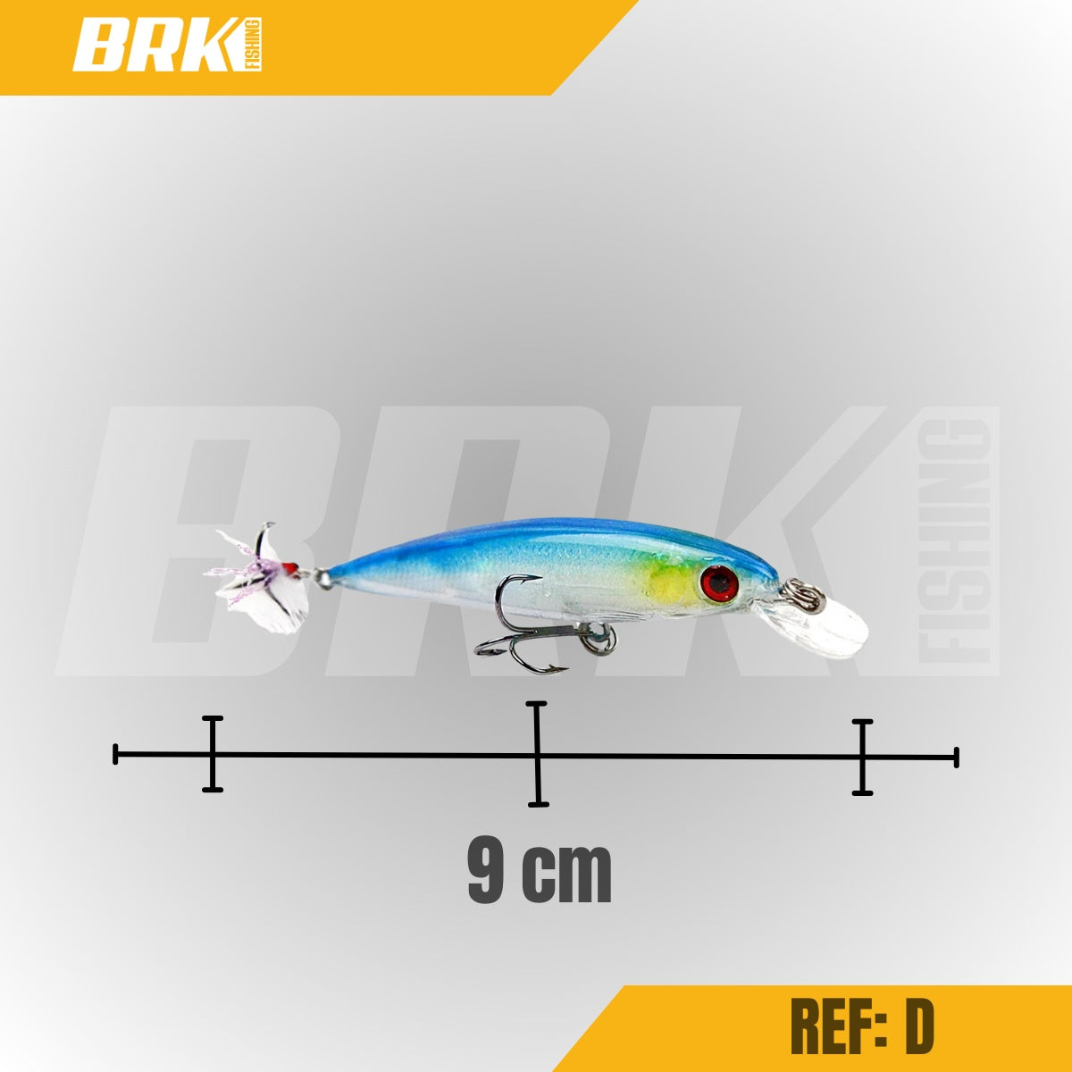 Isca Artificial Deyu Minnow Floating - 9cm 8g
