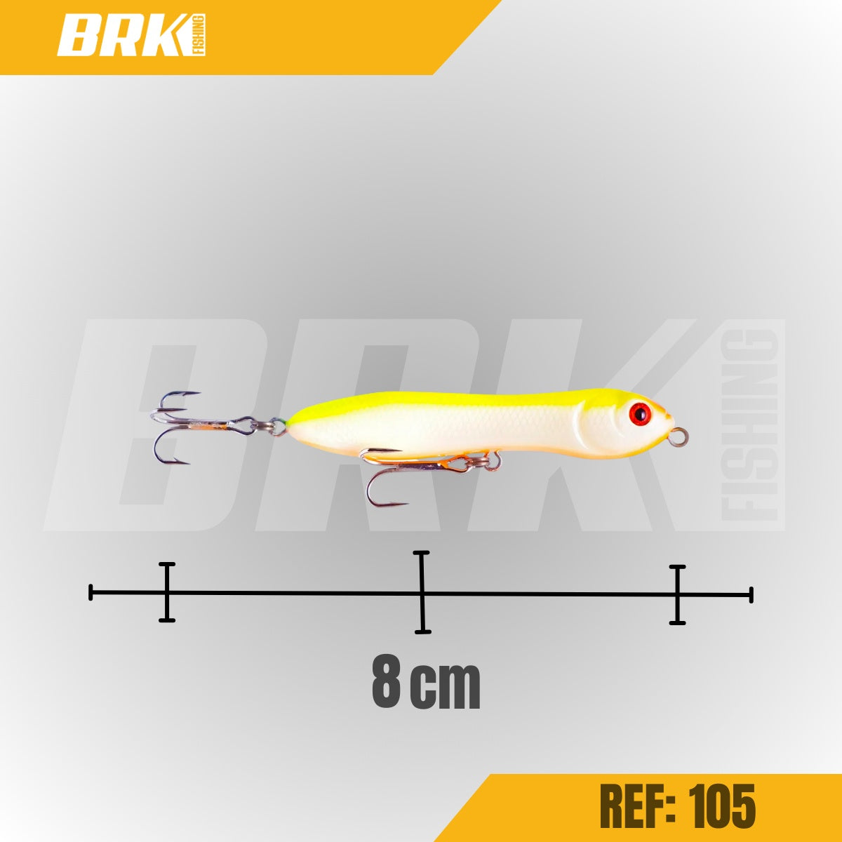 Isca Artificial Nelson Nakamura Zarinha Baby 8cm 9g Superfície - Brk Fishing