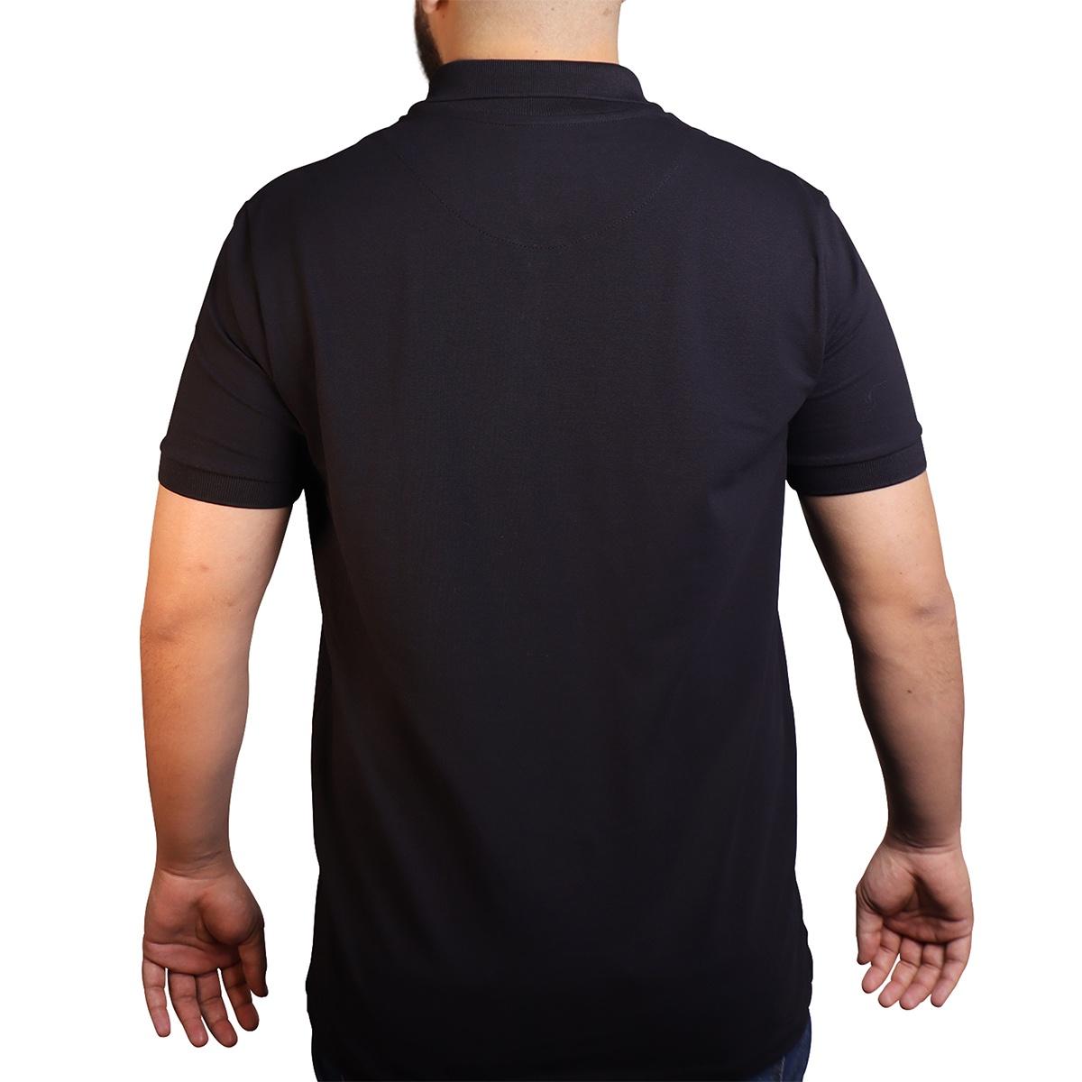 Camiseta Polo Piquet Pima Com Elastano Lisa Brk - Preto - Brk Fishing