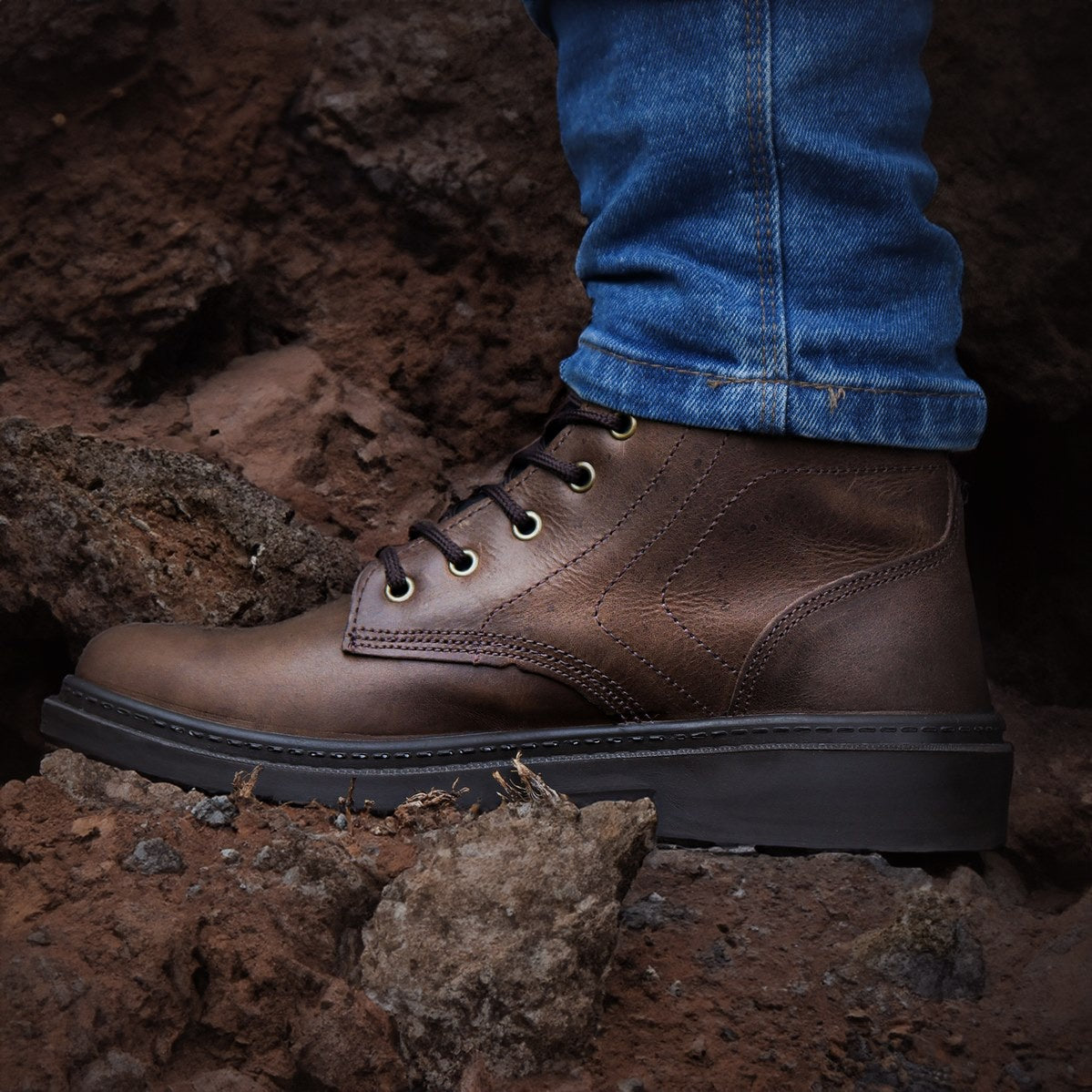 Bota Agro Brk Arizona - Couro Legítimo - Brk Fishing