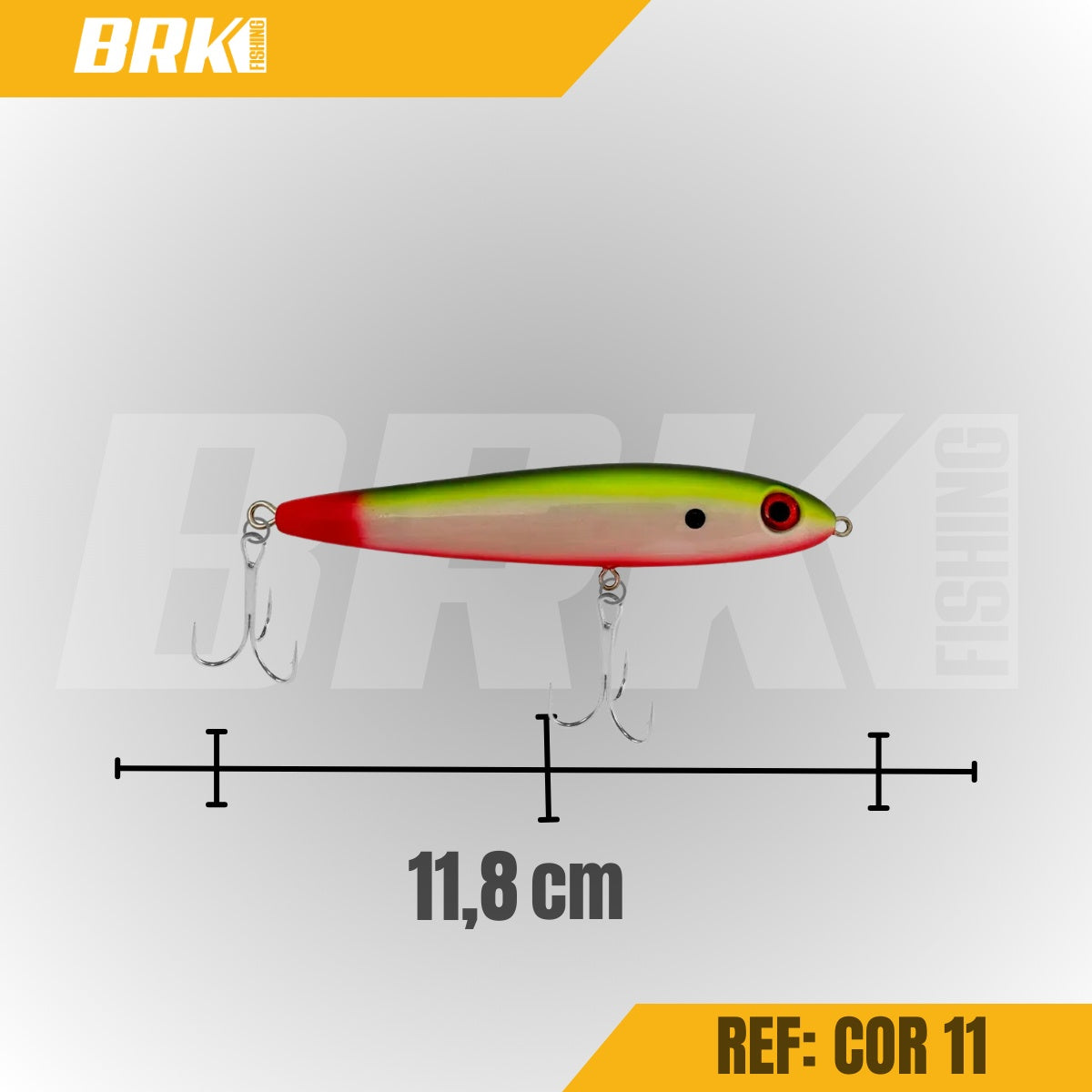 Isca Artificial Moriah Voraz Plus Meia-Água - Brk Fishing