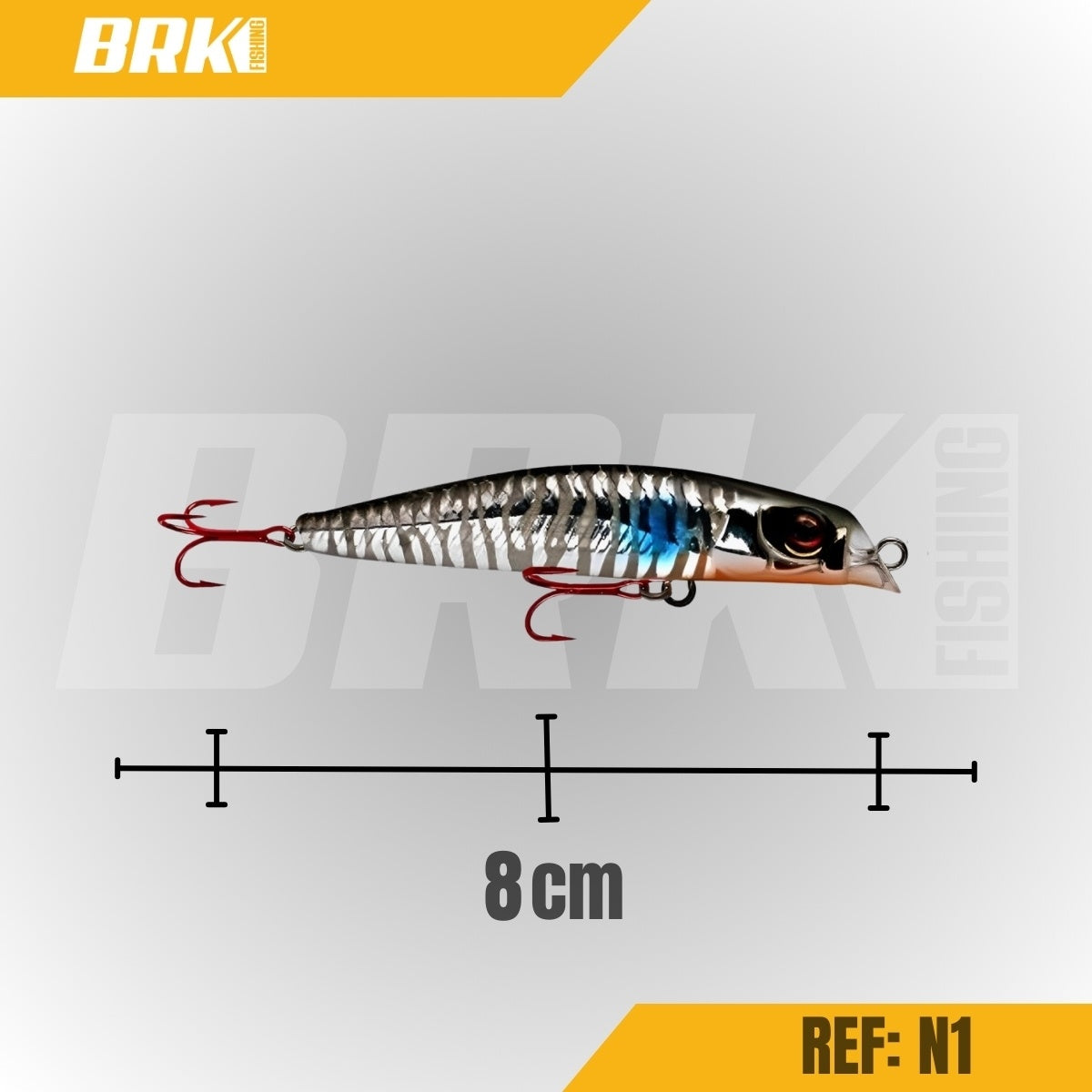 Isca Artificial Marine Sports Rei do Rio 80 Meia-Água - Brk Fishing