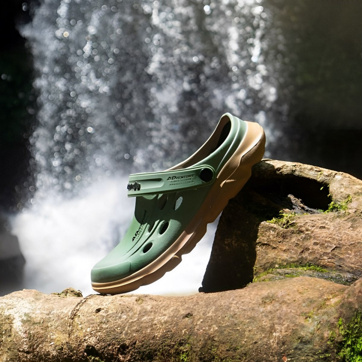 Sandália Antiderrapante para Pesca Boaonda Adventure Selva Crepe Brk Fishing