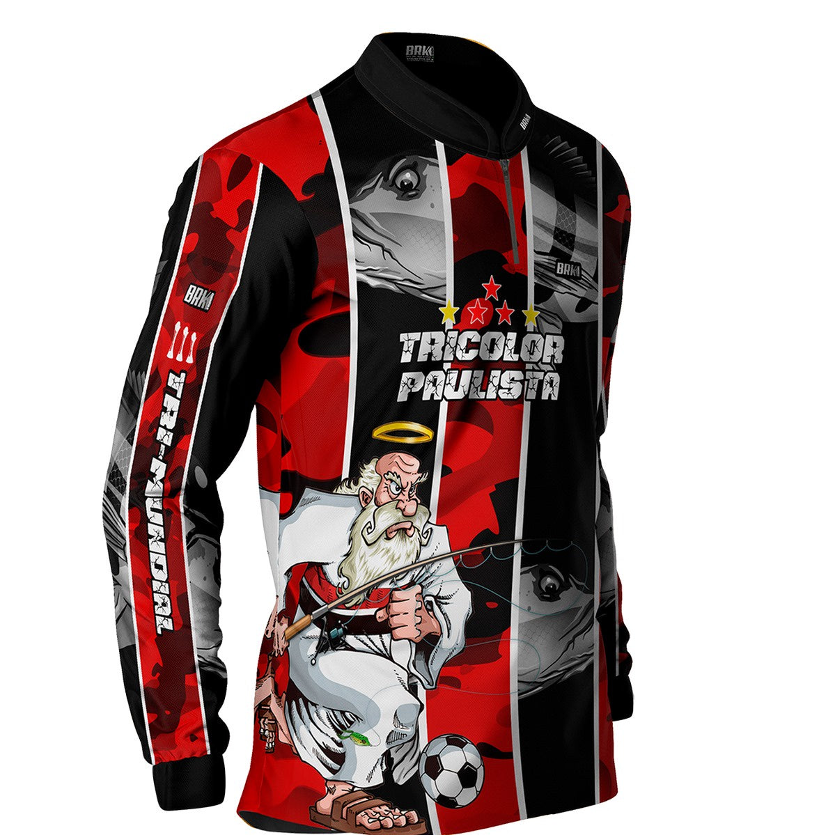Camisa de Pesca Brk Tucunaré Futebol 93 com Proteção Solar UV50+ - Brk Fishing