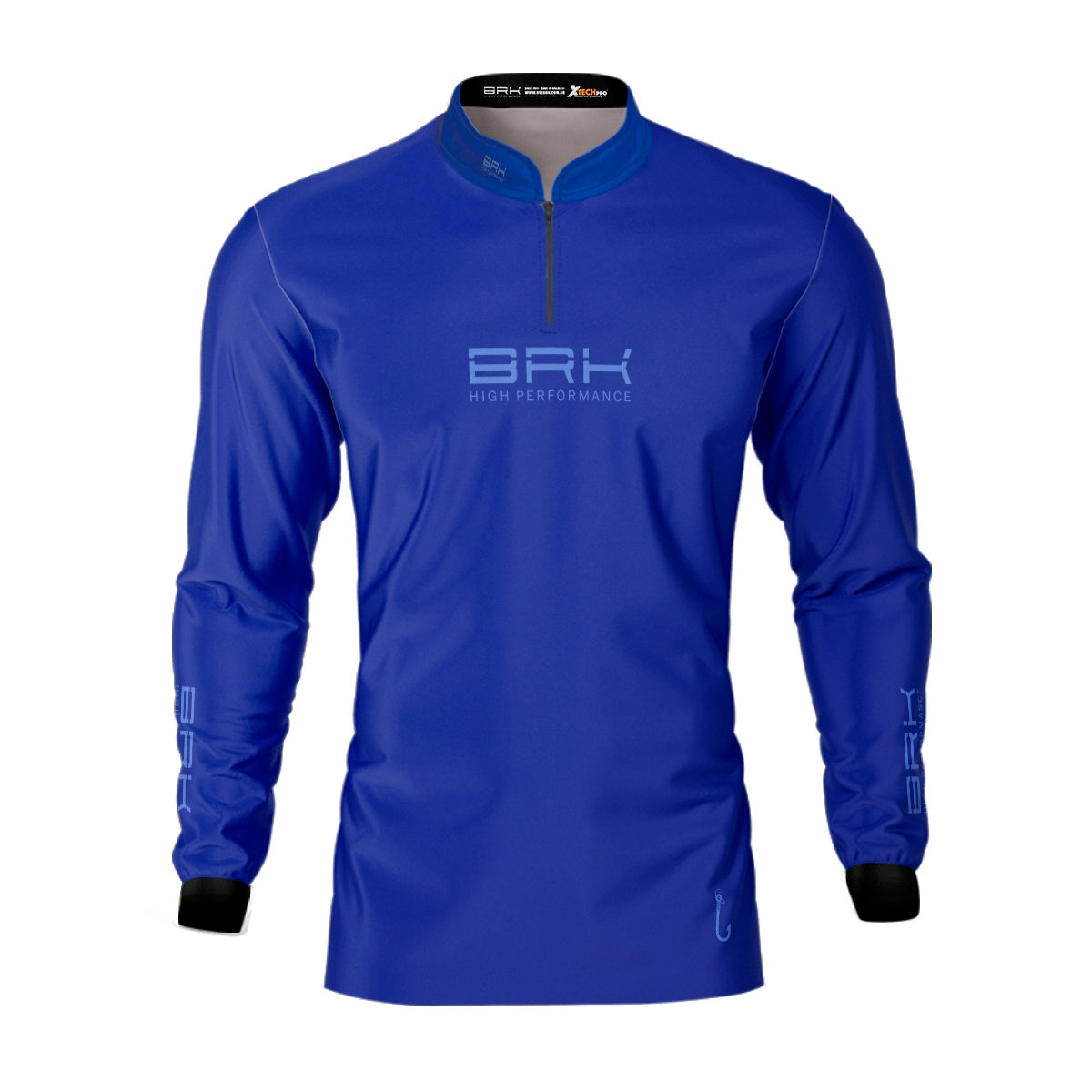 Camisa de Pesca Brk Anzol Azul com Proteção Solar UV50+ - Brk Fishing