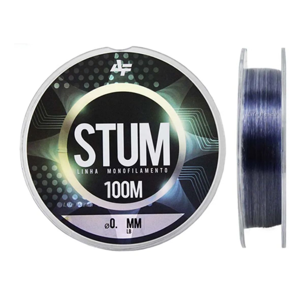 Linha de Pesca Monofilamento Albatroz Stum 100m Cinza - Brk Fishing