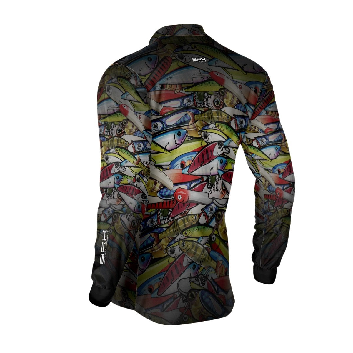 Camisa de Pesca Brk Iscas Coloridas com Proteção Solar UV50+ - Brk Fishing