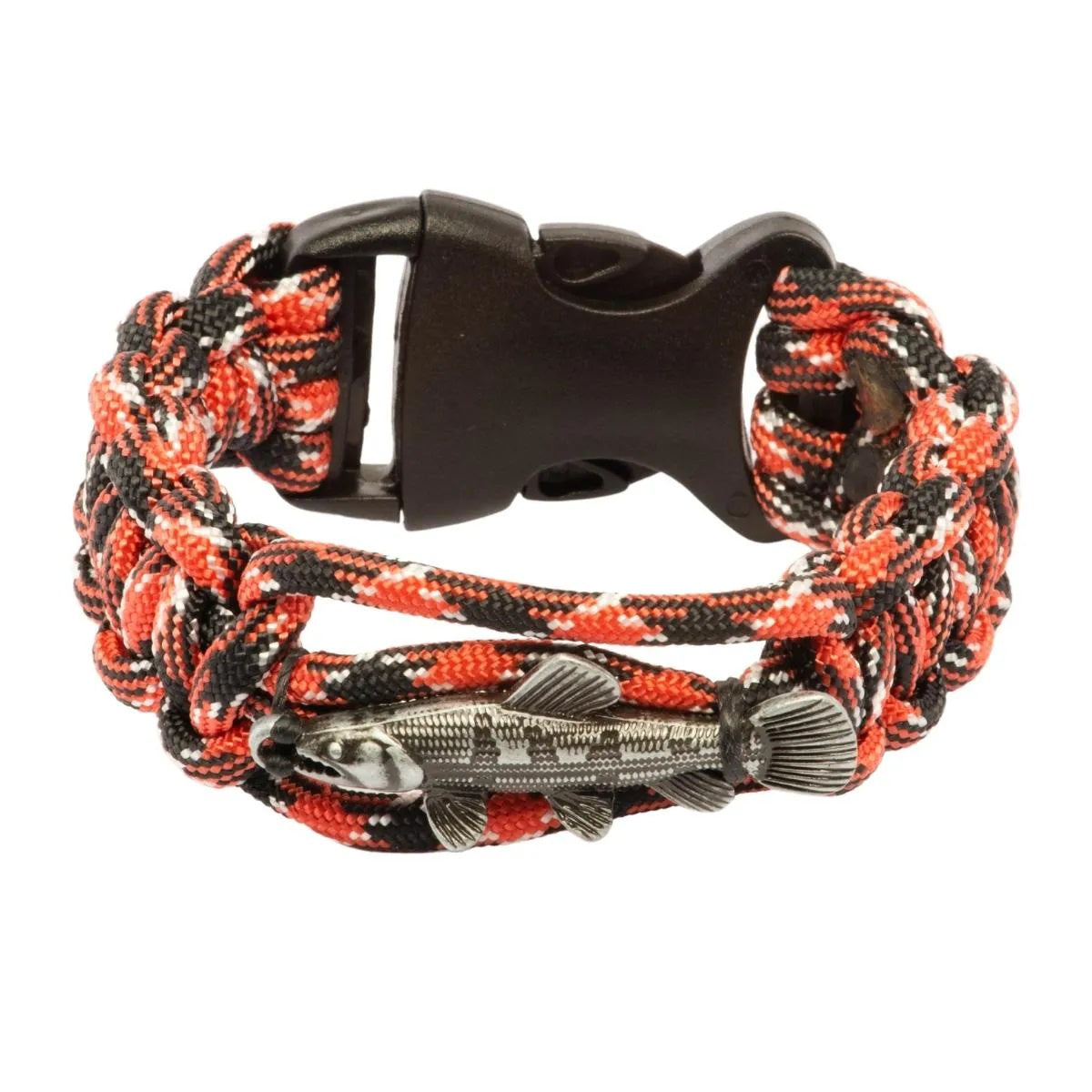 Pulseira Pescador Brk Paracord Traíra Grafite - Brk Fishing