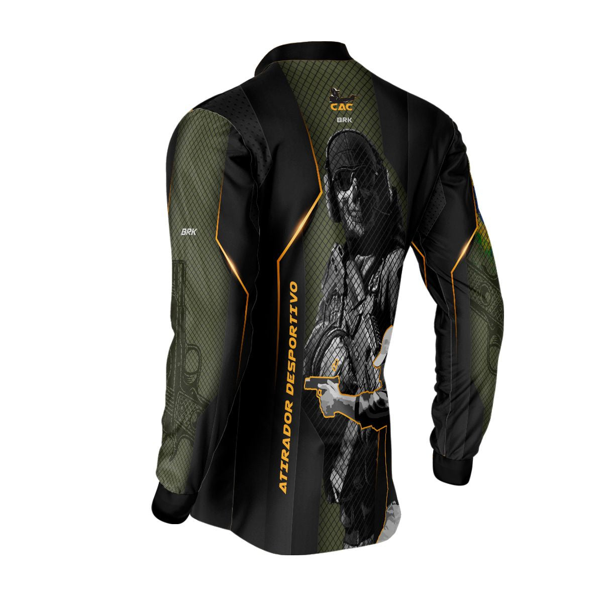 Camisa Militar Brk Atirador Esportivo com Proteção Solar UV50+ Brk Fishing