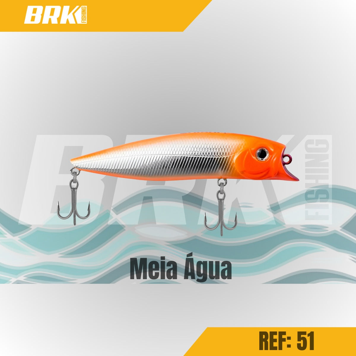 Isca Artificial Marine Sports Brava 110 Meia-Água - Brk Fishing