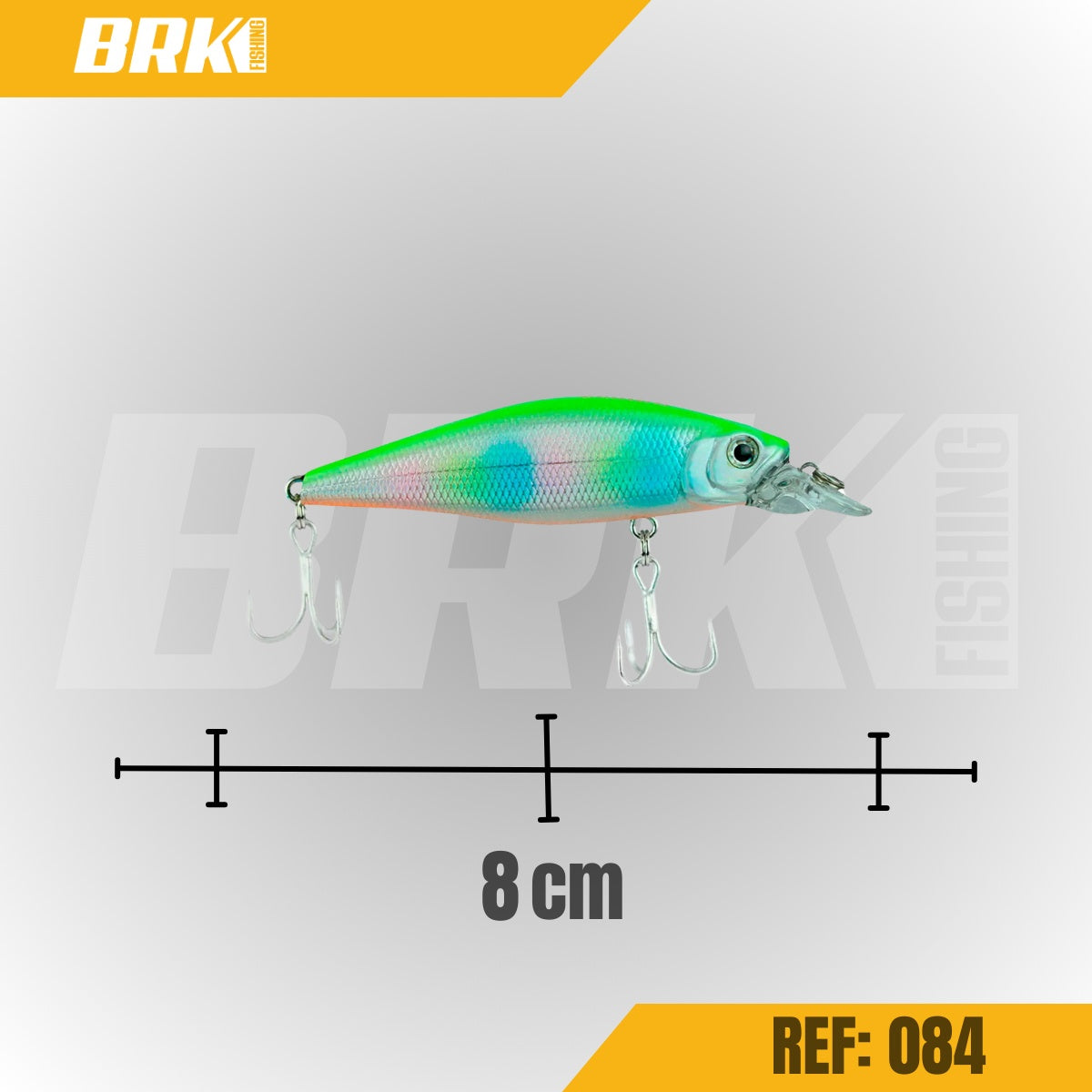 Isca Artificial Sumax Shad Crank Ssc-80 - 8cm 10g