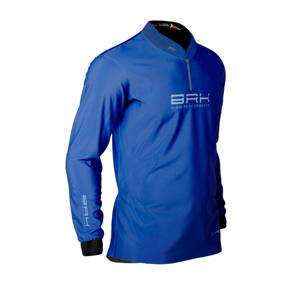 Camisa de Pesca Brk Atum Mapa Náutico Azul com Proteção Solar UV50+ - Brk Fishing